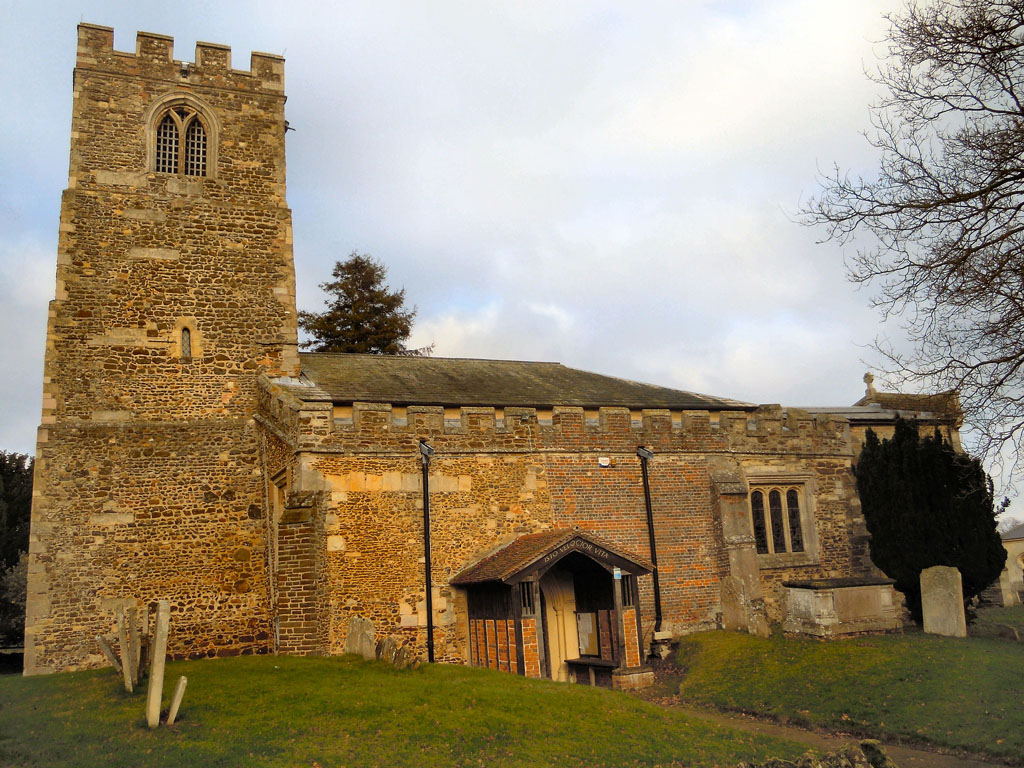 photo of the exterior of the Church of Saint Lenoard in Old Warden